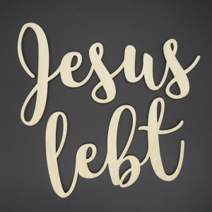 Schriftzug "Jesus lebt"