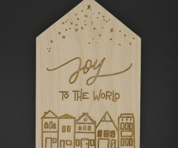 Haus "Joy to the world" groß