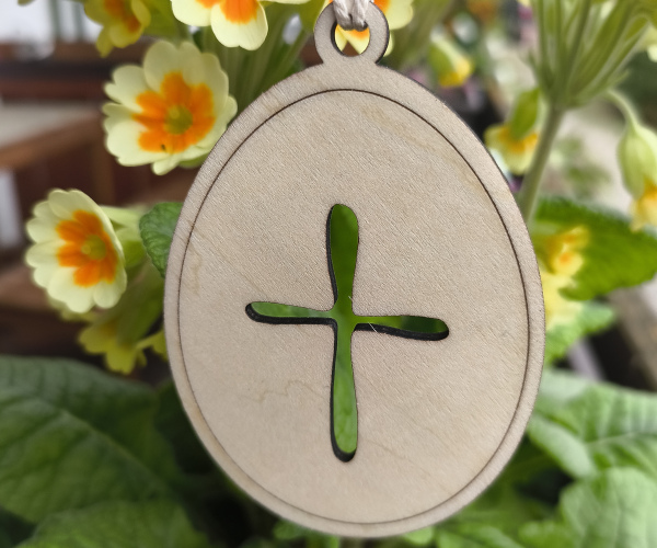 Osteranhänger Kreuz