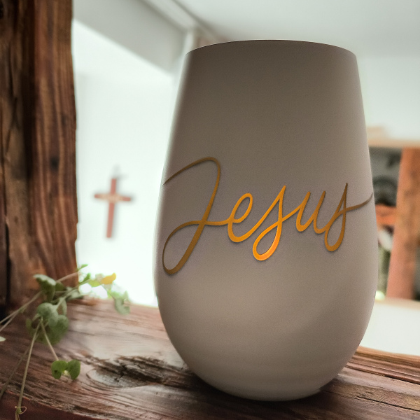 Windlicht "Jesus"