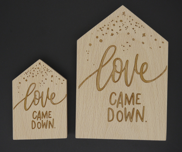 Haus "Love came down" klein