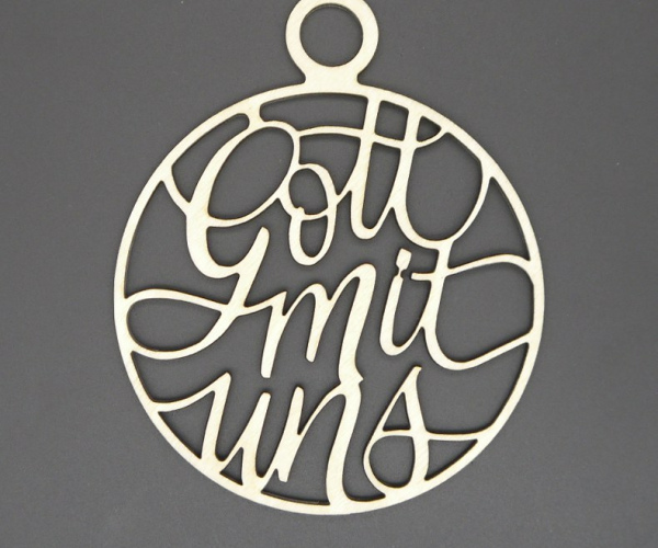 Anhänger "Gott mit uns"