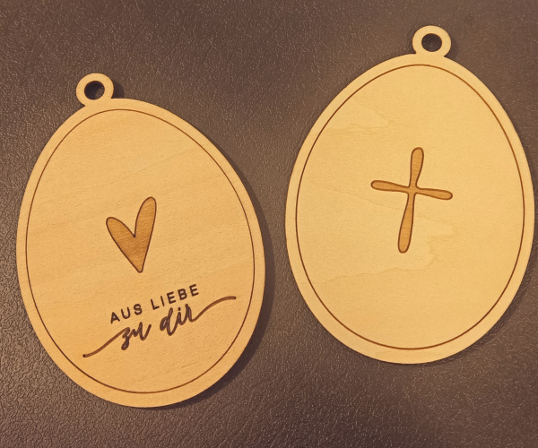 Osteranhänger "Aus Liebe zu dir"