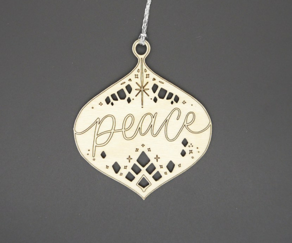 Anhänger "peace" Motiv